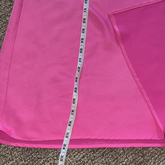 a new day Bright Pink Maxi Skirt - Sleek Straight Silhouette - Picture 3 of 5